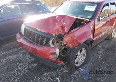 2005 Jeep Grand Cherokee Laredo из США, поврежденный, VIN 1J4GR48K85C627336